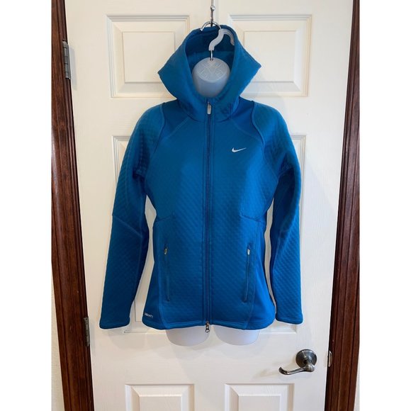Nike | Jackets & Coats | Nike Ladies Form Fitting Waffle Jacket Size ...